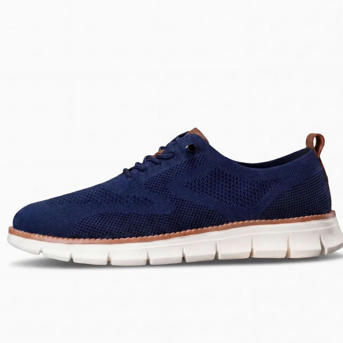 Men's Breathable Flyknit Lace-Up Smart Casual Trainers