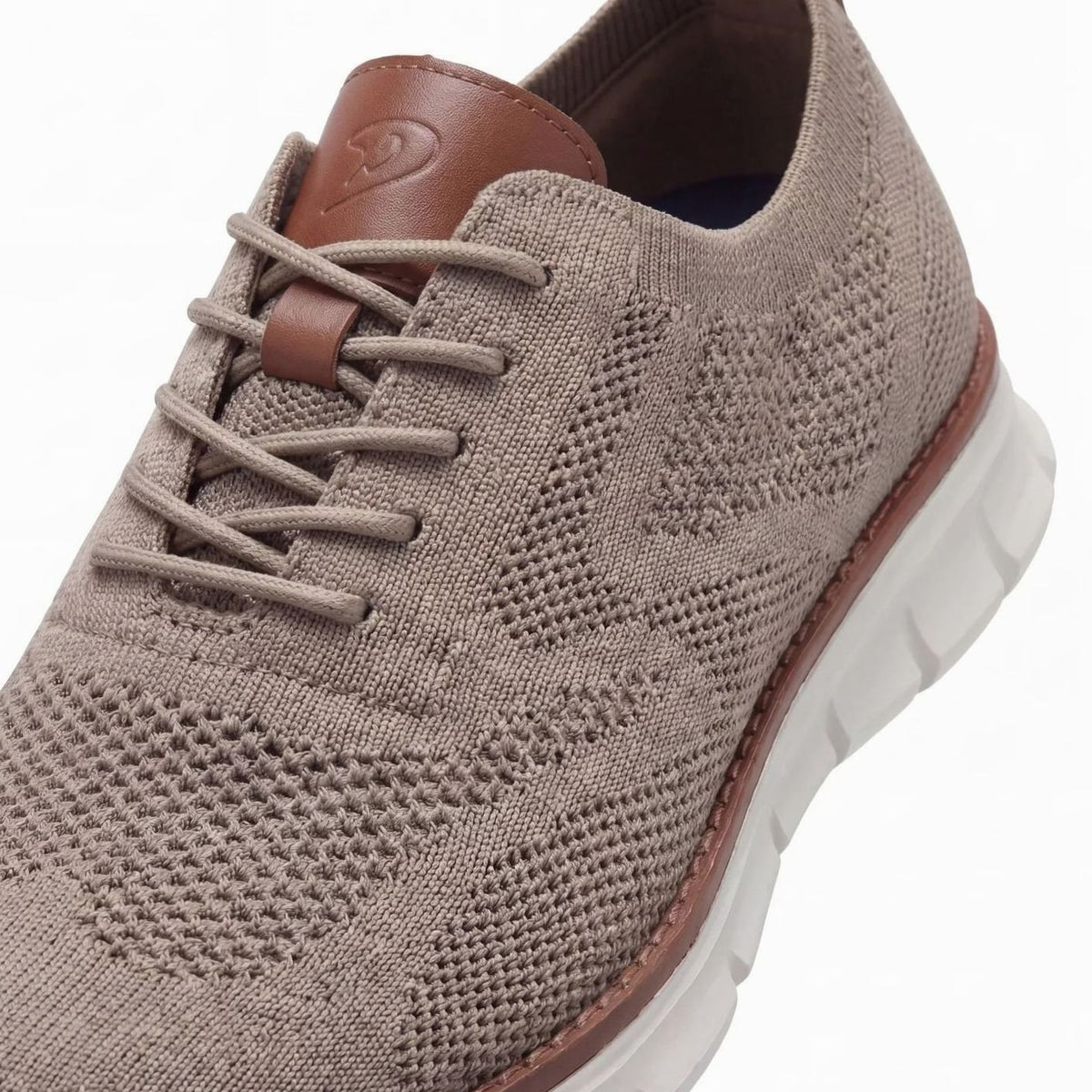 Men's Breathable Flyknit Lace-Up Smart Casual Trainers