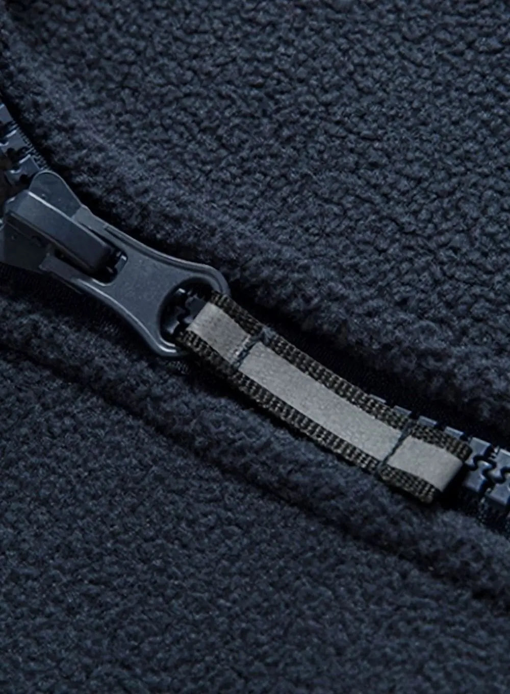 Men's Classic Full-Zip Outdoor Fleece Jacket Stand Collar