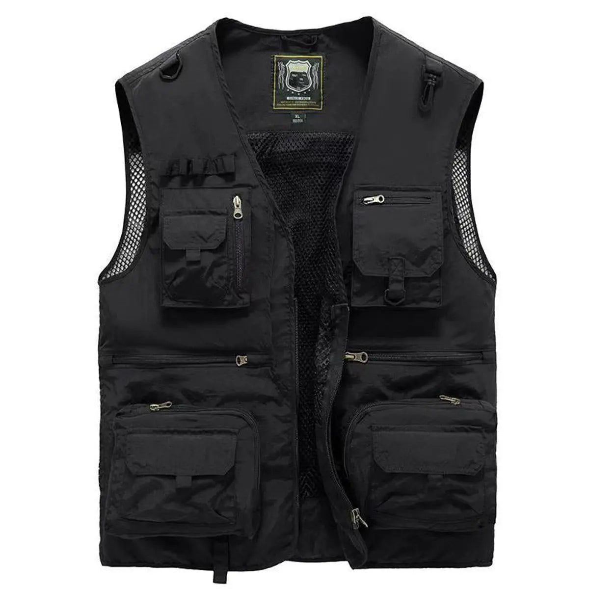 Mens Gilet Multi-Pocket Lightweight Outdoor Fishing Vest