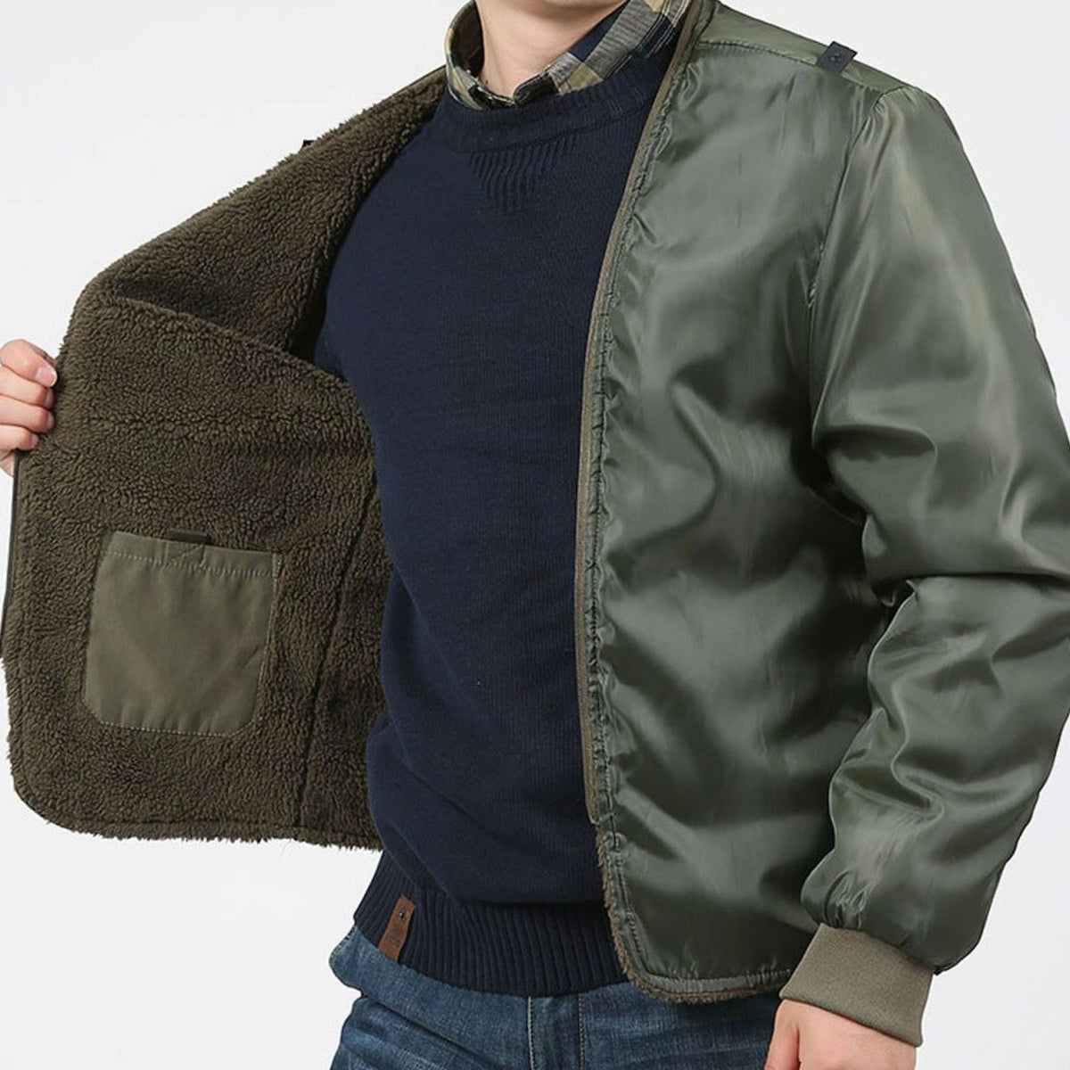 Men's Hooded Multi-Pocket Water-Resistant Padded Parka