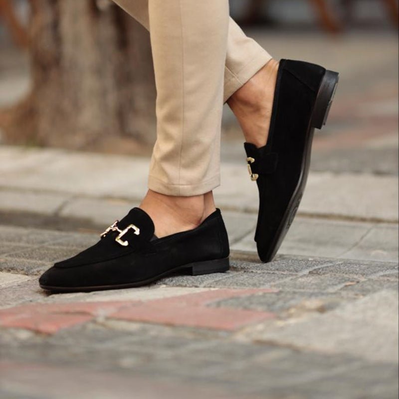 Men's Horsebit Loafers Slip-On Leather-Style Formal