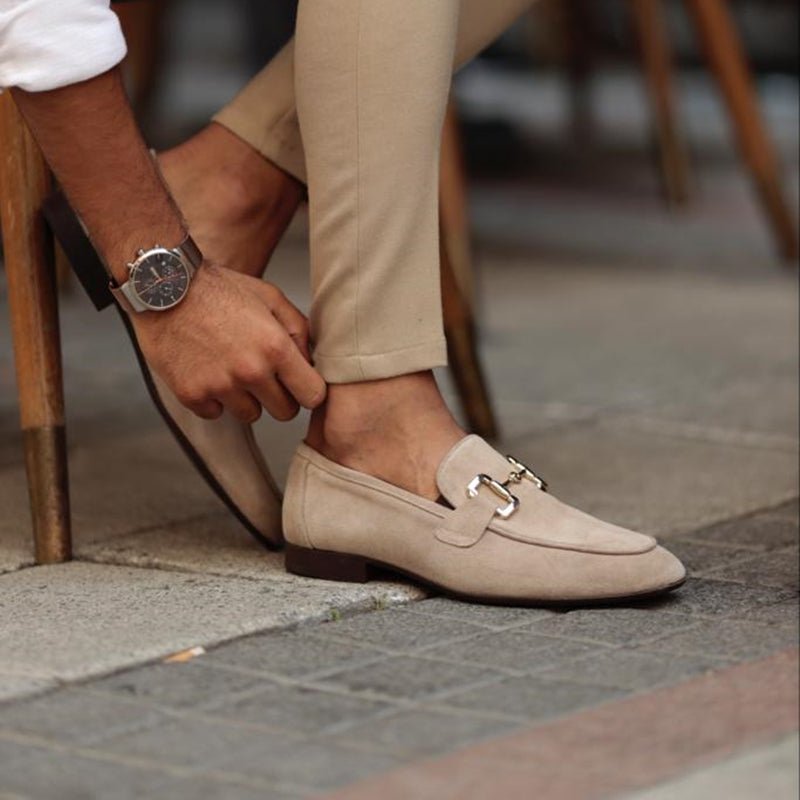 Men's Horsebit Loafers Slip-On Leather-Style Formal