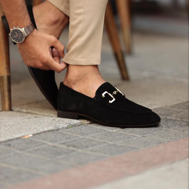 Men's Horsebit Loafers Slip-On Leather-Style Formal
