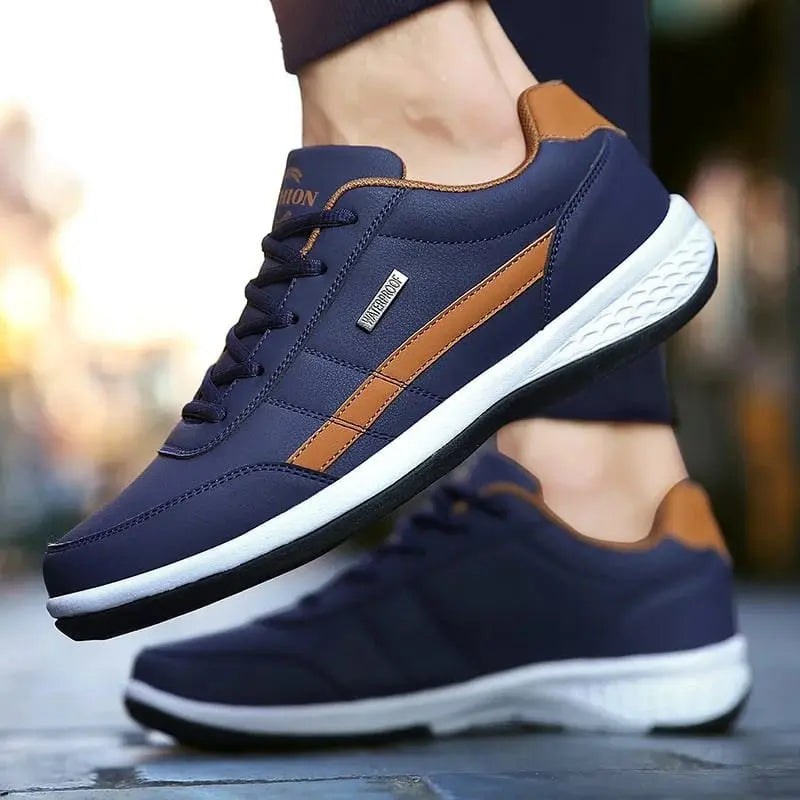 Men's Orthopedic Trainers Waterproof Arch Support Lace-Up