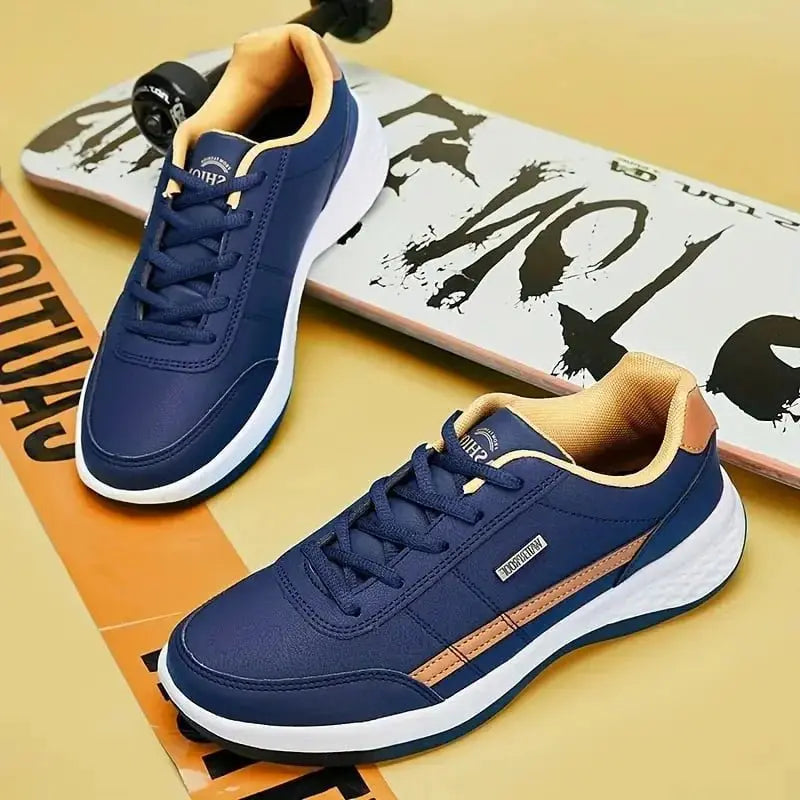 Men's Orthopedic Trainers Waterproof Arch Support Lace-Up