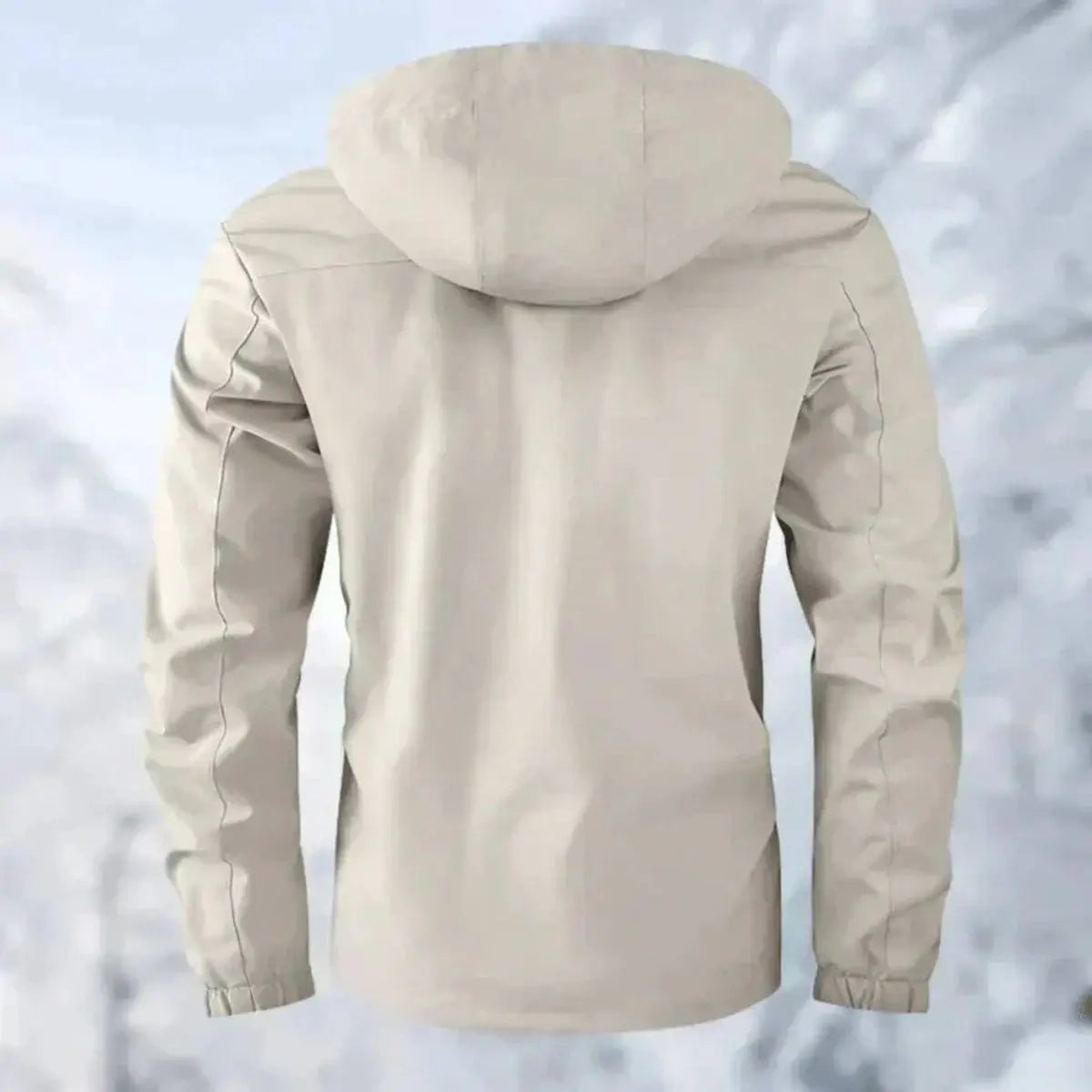 Mens Quilted Jacket Waterproof Hooded Windproof Outdoor Coat