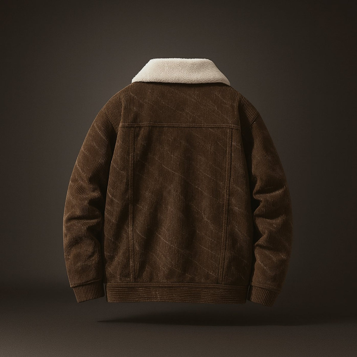 Men's Sherpa-Lined Corduroy Trucker Jacket
