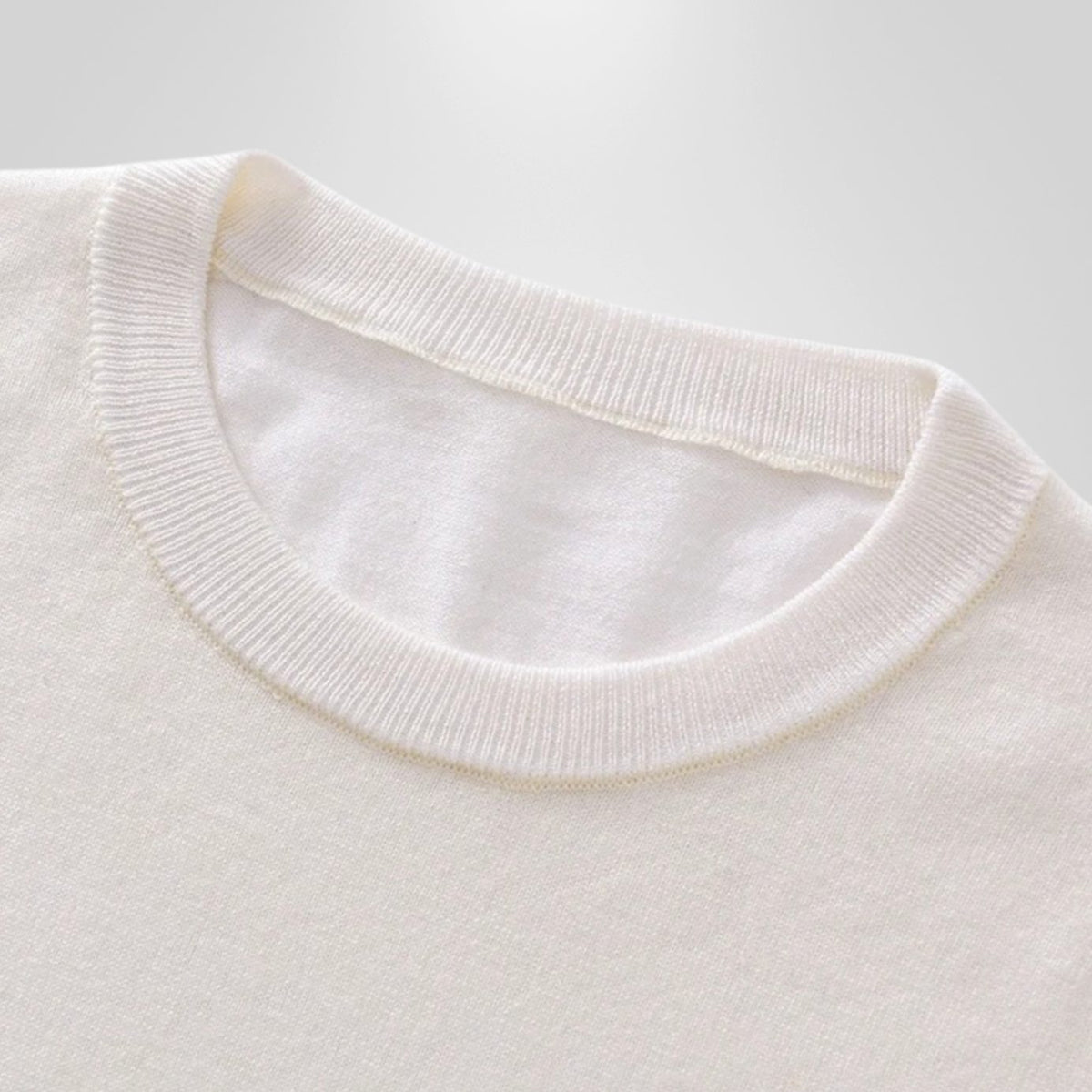 Men's Short-Sleeve Cotton Crewneck Knit Top