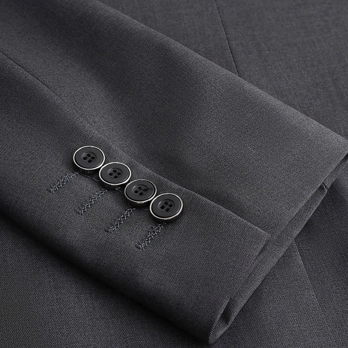 Men's Smart-Casual Single-Breasted Standard-Fit Blazer Jacket