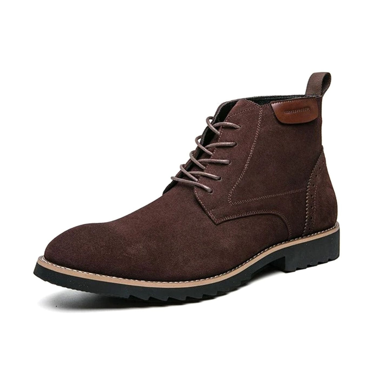 Men's Suede-Feel Lace-Up Chukka Boots