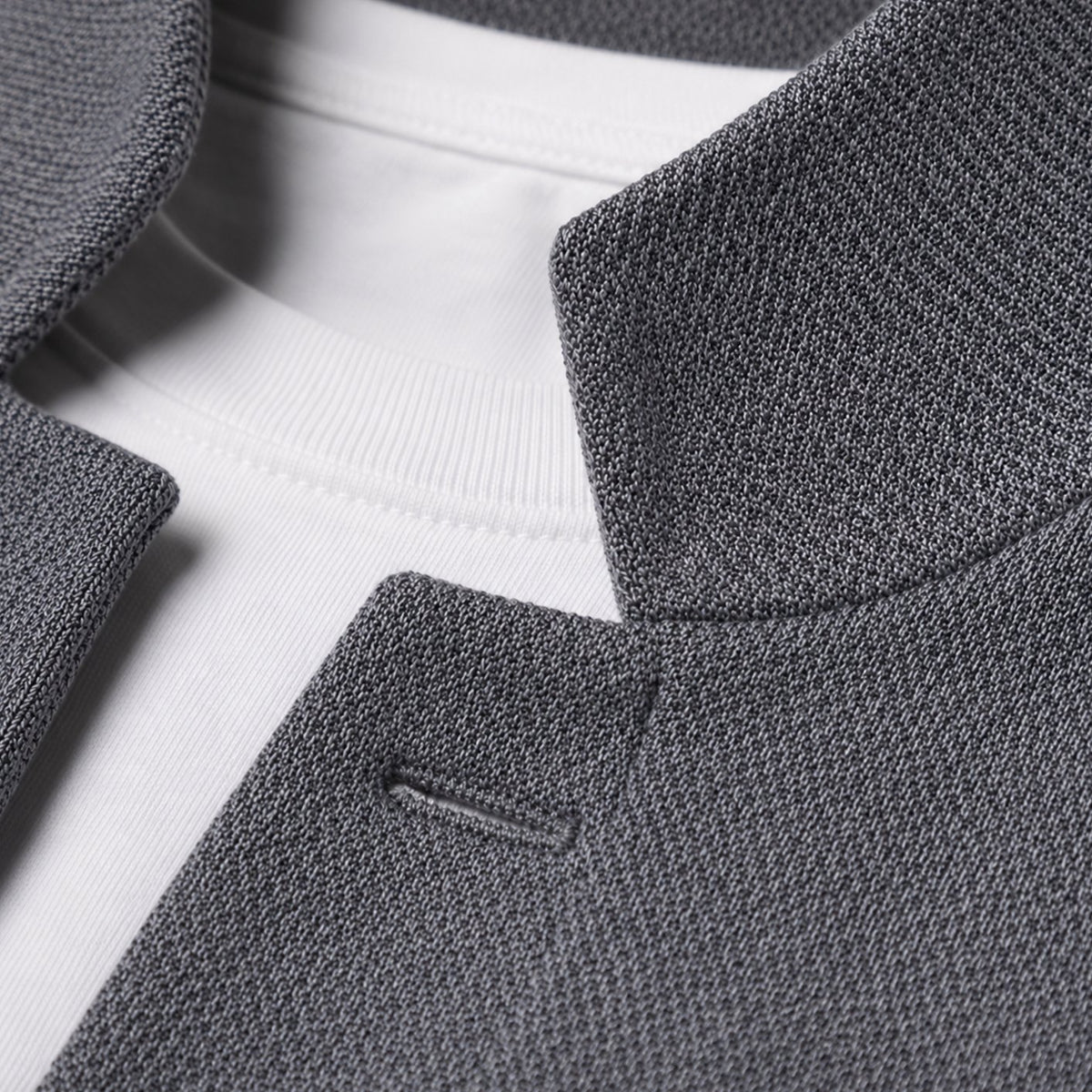 Men's Textured Knit Button-Up Cardigan Jacket