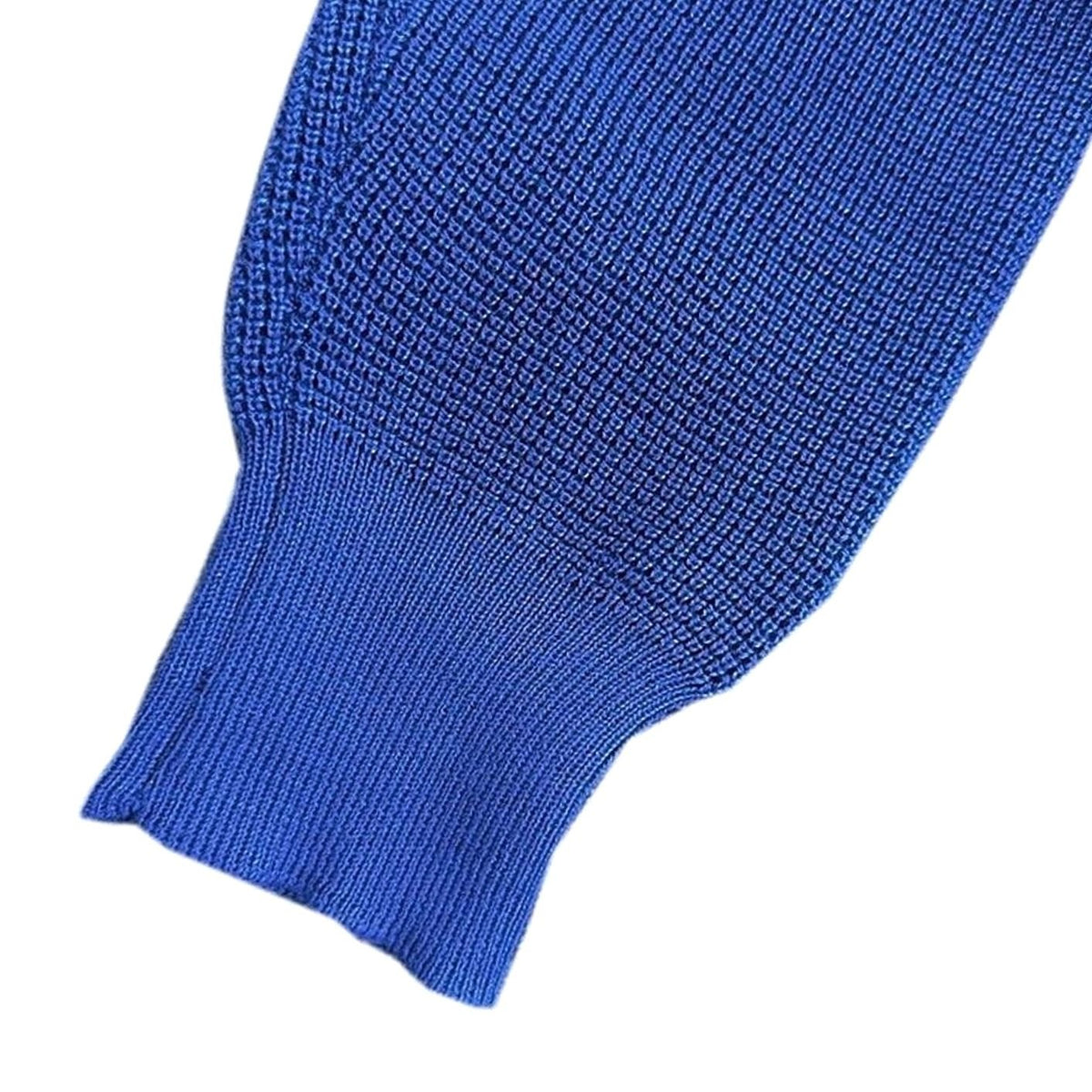 Men's Waffle-Knit Button-Neck Elbow-Patch Pullover Jumper