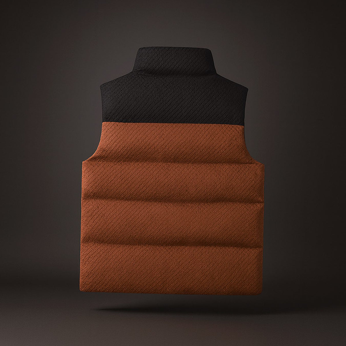 Men's Waterproof High-Neck Puffer Gilet Sleeveless Vest