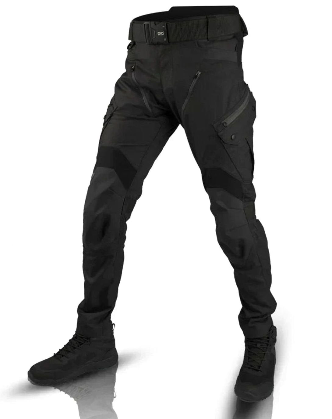 Men's Waterproof Tactical Cargo Trousers Multi-Pocket Reinforced