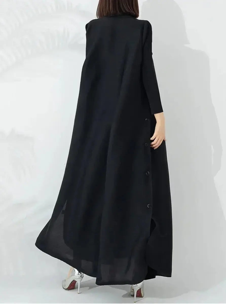Women's Belted A-Line Longline Coat Puffer Jacket Women
