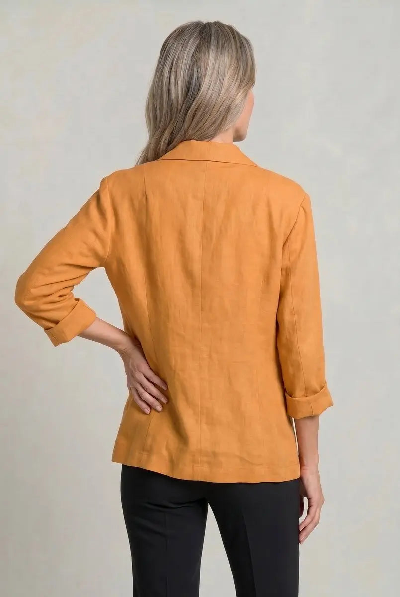 Women's Coat Lightweight Single-Button Relaxed Blazer Jacket