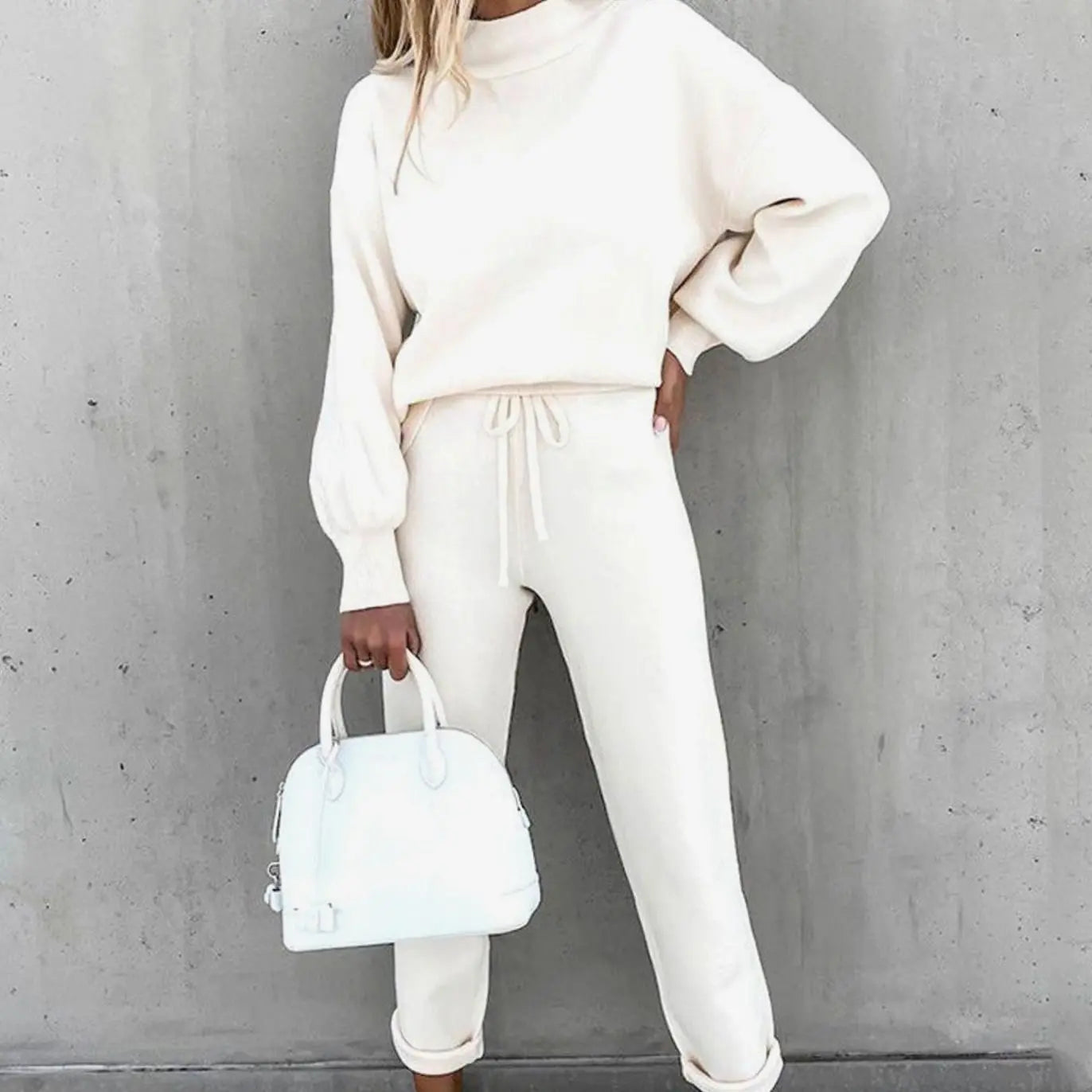 Women's Cosy Two-Piece Tracksuit Outfit Relaxed Jogger Set