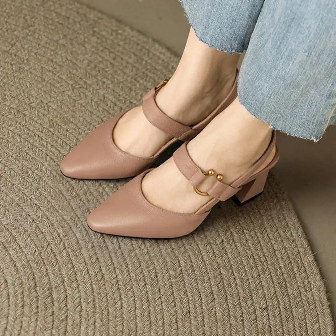 Women's Mary Jane Block Heels T-Bar Orthopedic Comfort