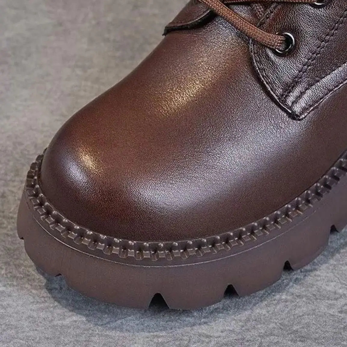 Women's Orthopedic Lace-Up Platform Ankle Boots