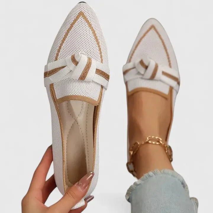 Women's Orthopedic Loafers Slip-On Comfort Arch Support - White
