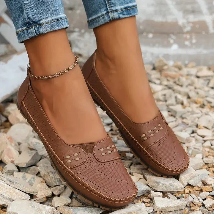 Women's Orthopedic Loafers Slip-On Comfort Breathable