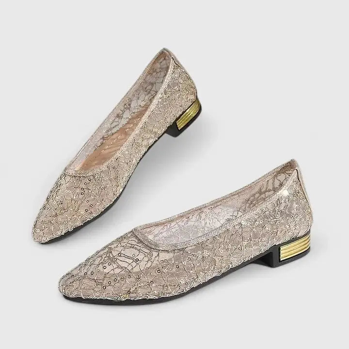 Women's Orthopedic Loafers Slip-On Comfort Lace Mesh