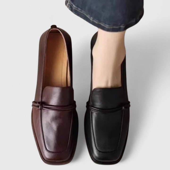 Women's Orthopedic Loafers Slip-On Square Toe