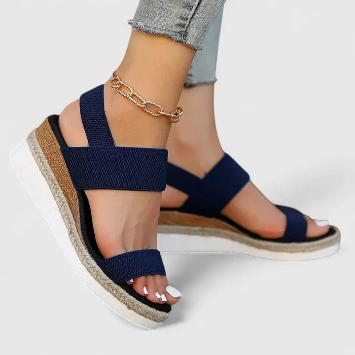 Women's Orthopedic Sandals Espadrille Wedge Platform