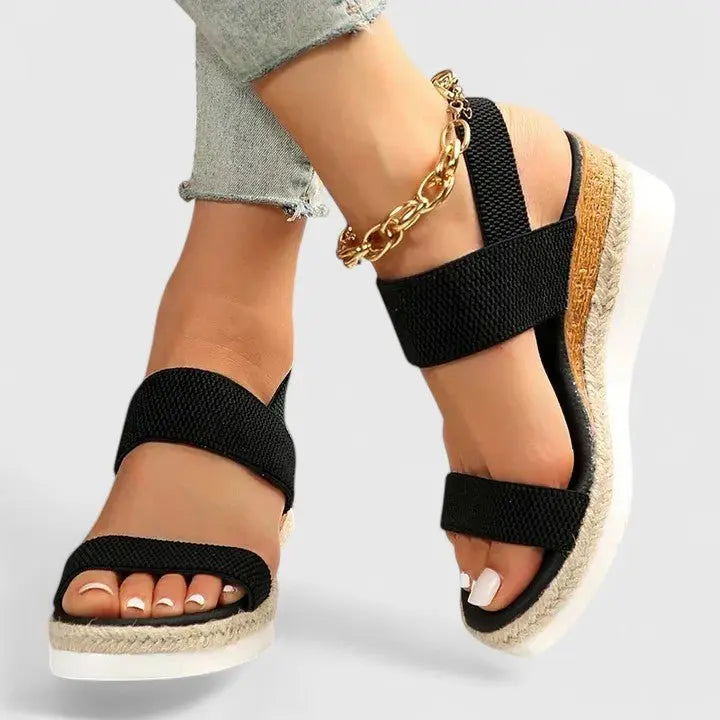 Women's Orthopedic Sandals Espadrille Wedge Platform