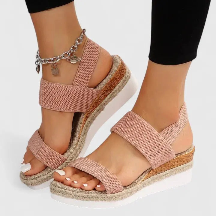 Women's Orthopedic Sandals Espadrille Wedge Platform