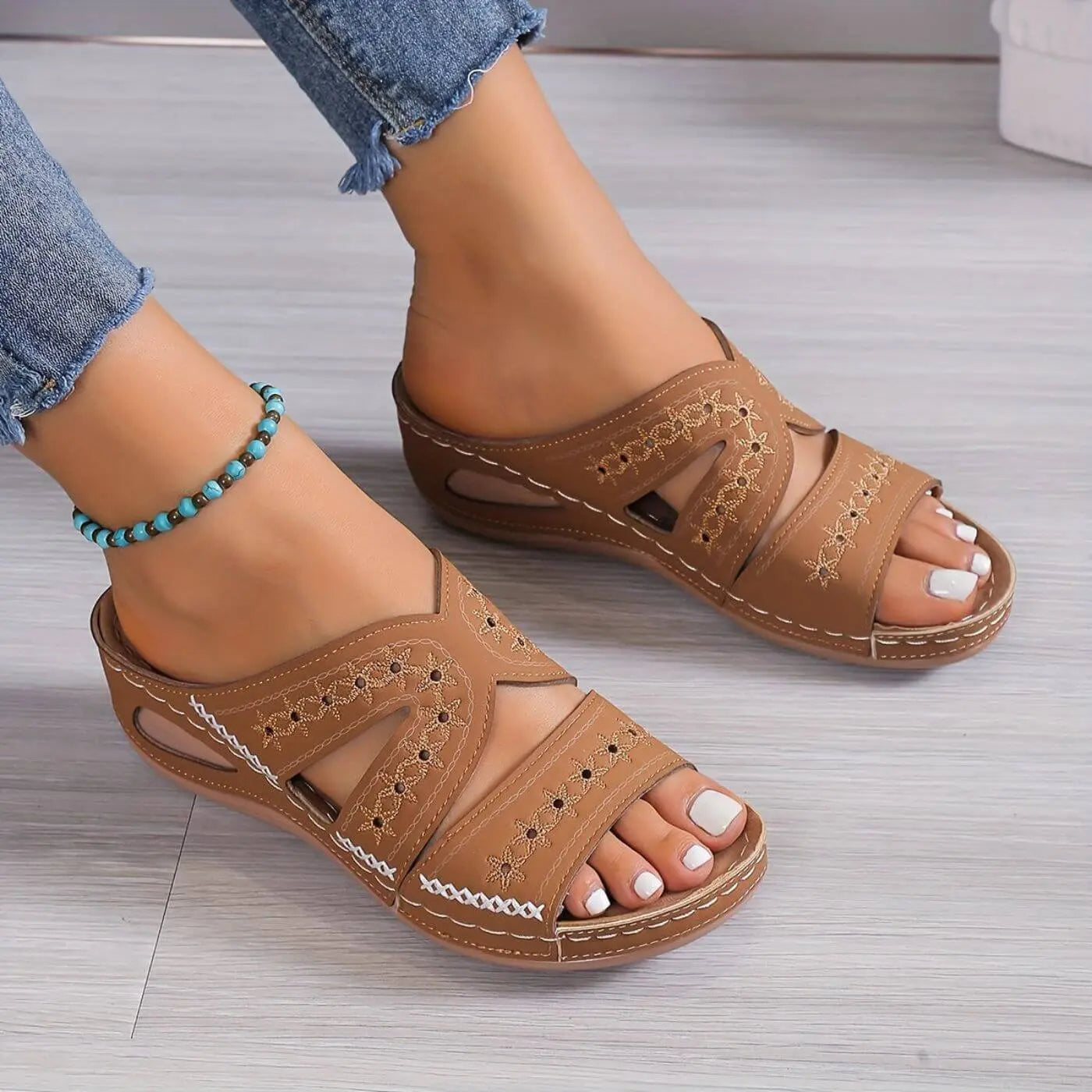 Women's Orthopedic Sandals Slip-Resistant Comfort Footbed