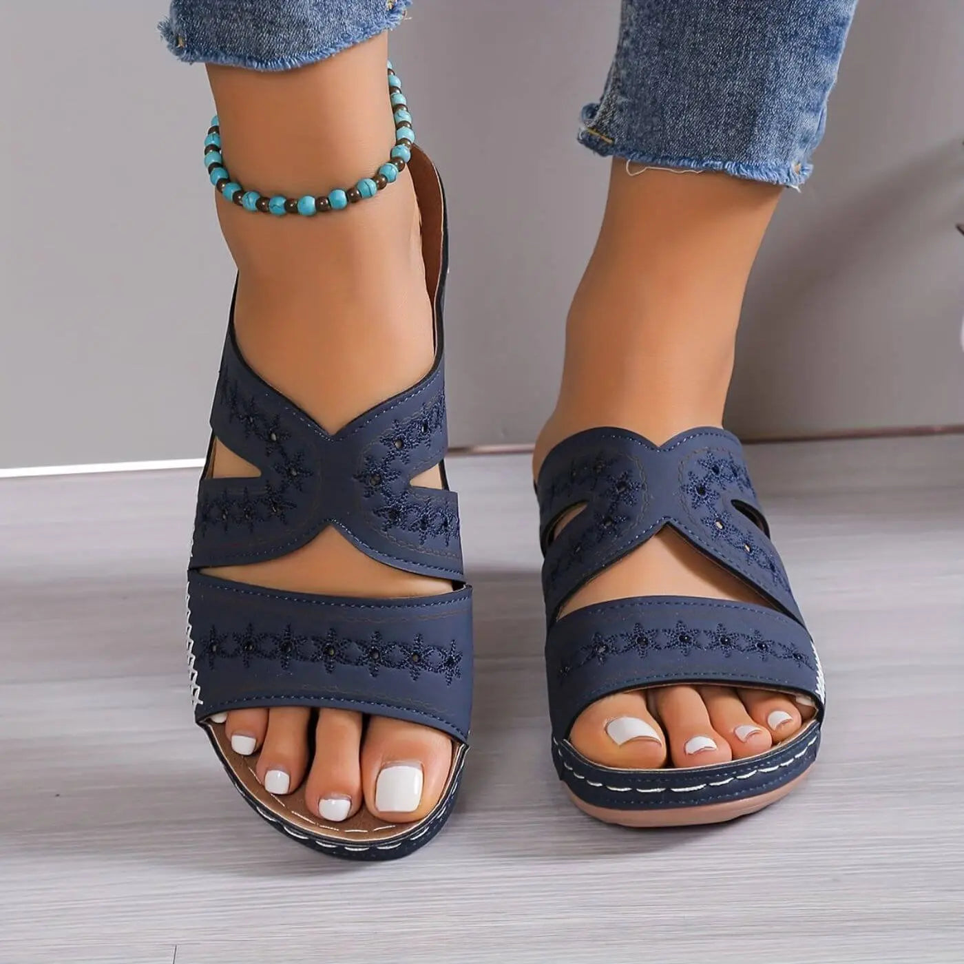 Women's Orthopedic Sandals Slip-Resistant Comfort Footbed