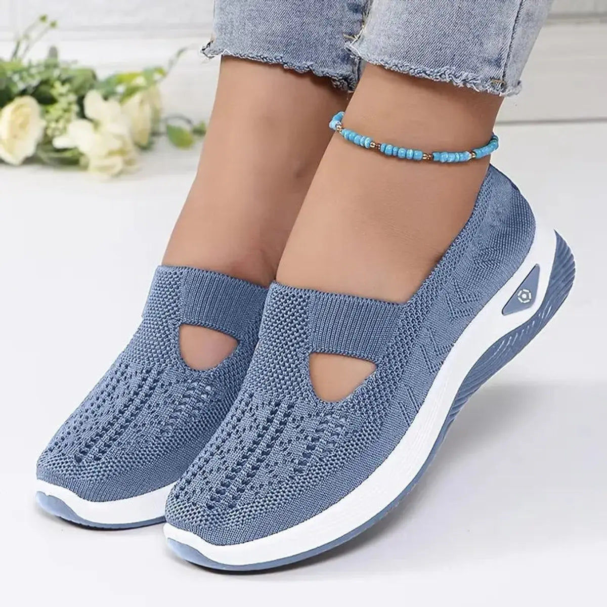 Women's Orthopedic Slip-On Comfortable Sandals Knit Trainers