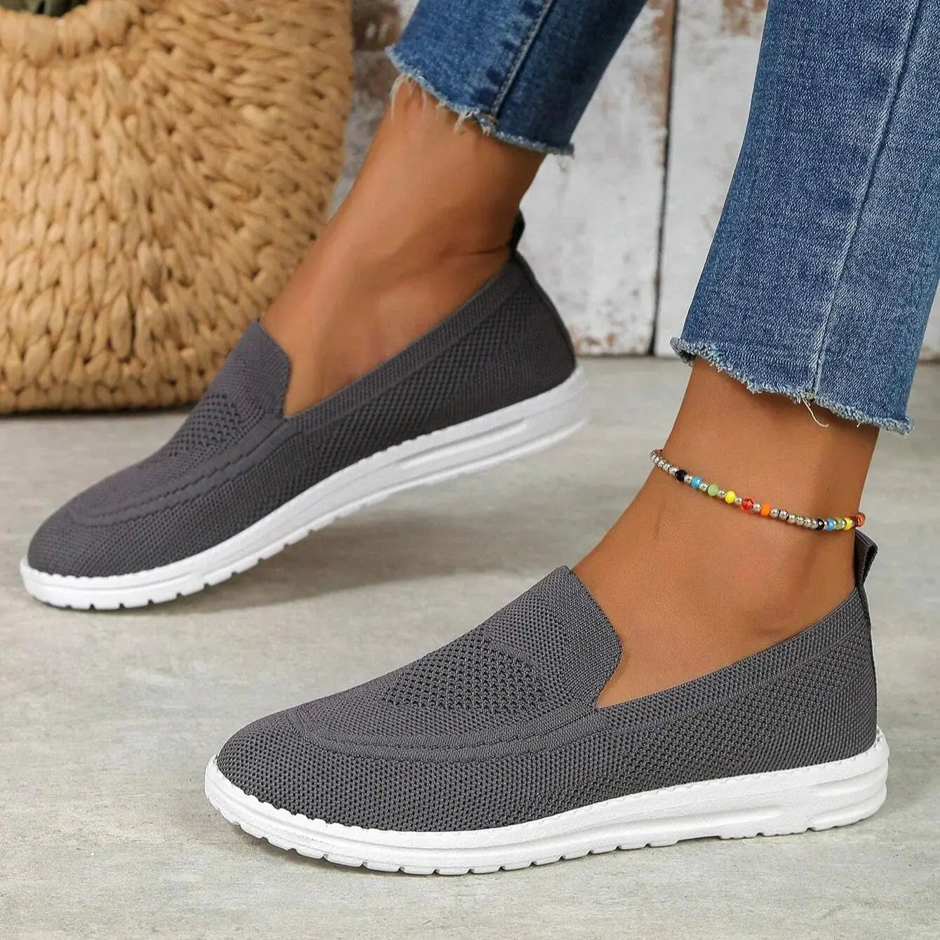 Women's Orthopedic Trainers Slip-On Mesh Comfort Support