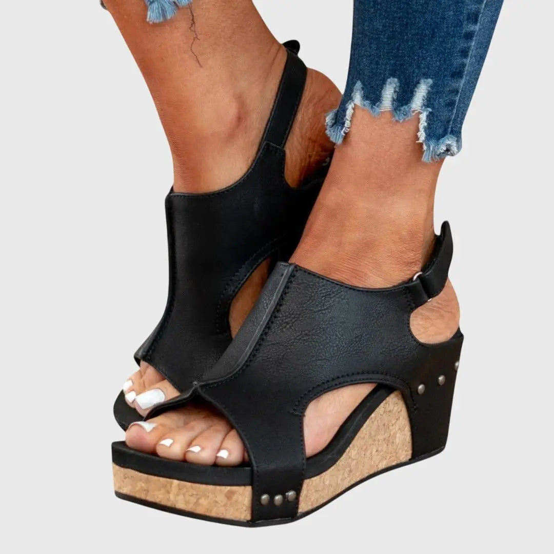 Women's Orthopedic Wedge Sandals Platform Slingback Comfort