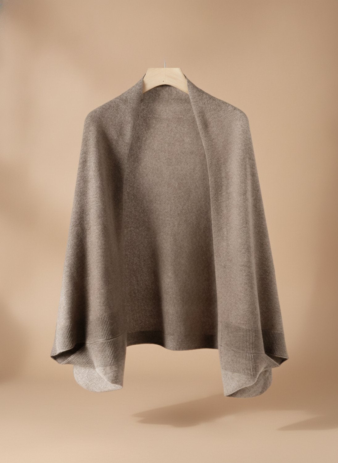 Women's Soft Faux Cashmere Oversized Wrap Scarf Shawl - Camel