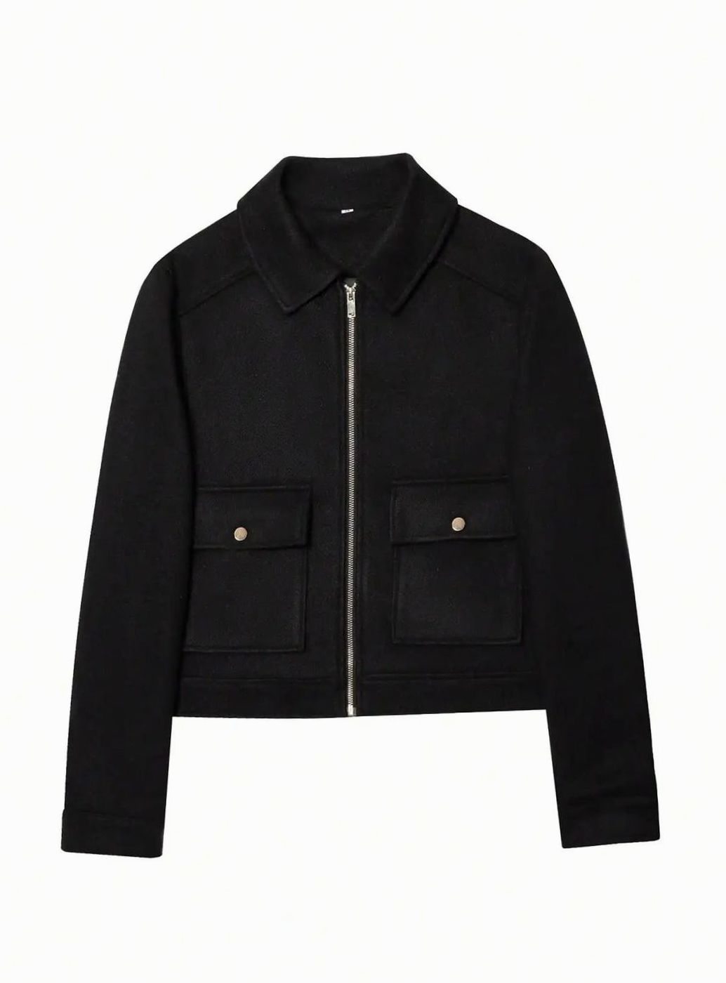 Women's Vintage Wool Blend Stand Collar Short Coat