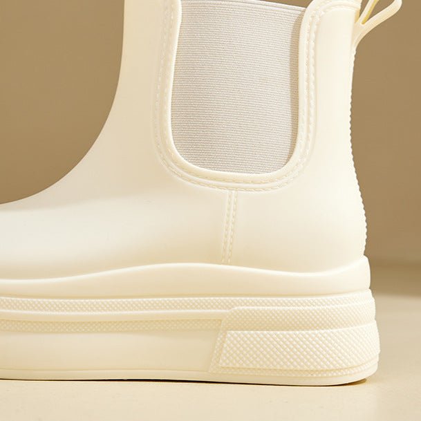 Women's Waterproof Boots Chelsea Platform Rain