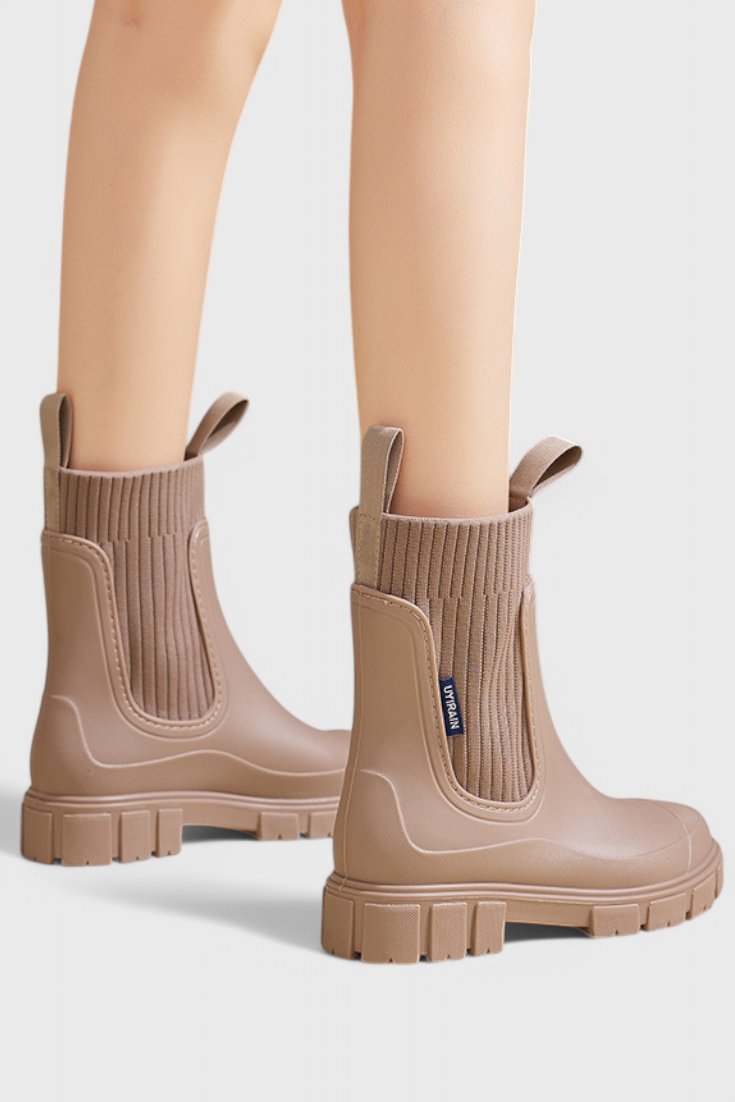 Women's Waterproof Boots Chelsea Style Ankle