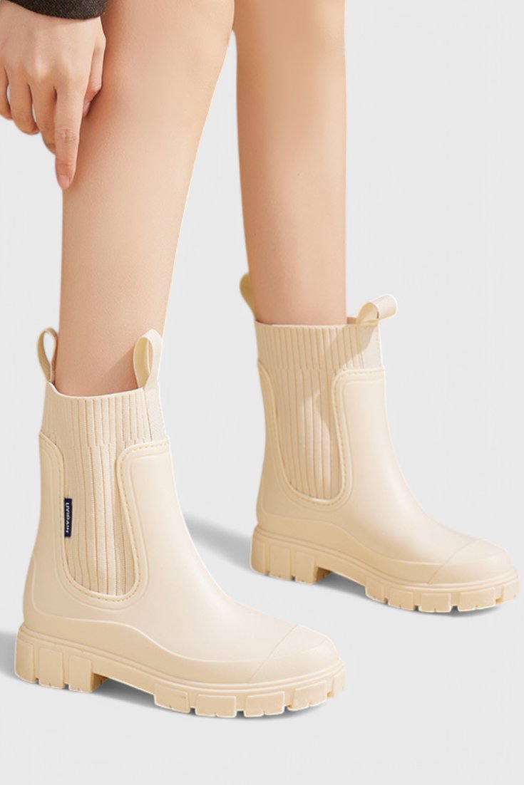 Women's Waterproof Boots Chelsea Style Ankle